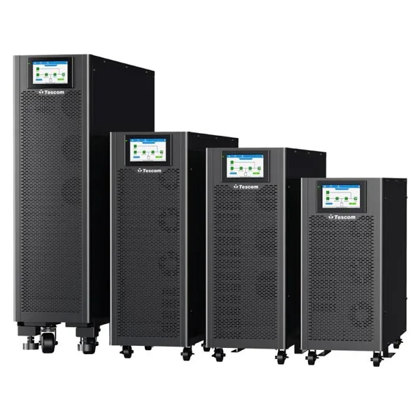 TESCOM TEOS 330 30KVA 3F/3F (60X7AH) RS-232 6/15 DK LCD ONLINE UPS (TRIFAZE)