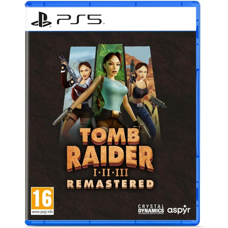 Tomb Raider I-III Remastered Starring Lara Croft PS5 Oyunu