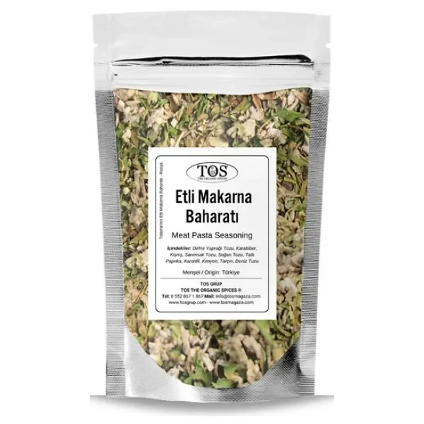 TOS The Organic Spices Tatiana'nın Etli Makarna Baharatı 500 gr