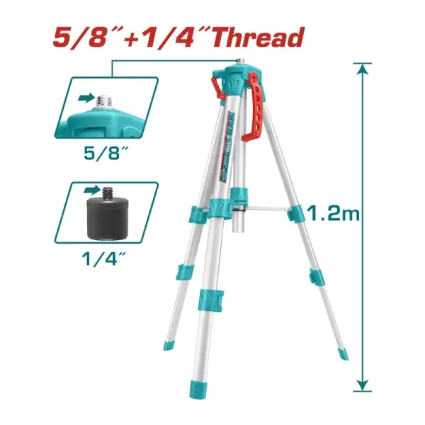 Total Tools TLLT01152 1.2 m Alüminyum Tripod
