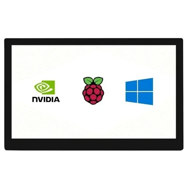 WaveShare 10.1" 1280×720 QLED Kapasitif Dokunmatik HDMI Ekran
