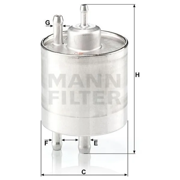 YAKIT FILTRESI MERCEDES M166 W168 W414