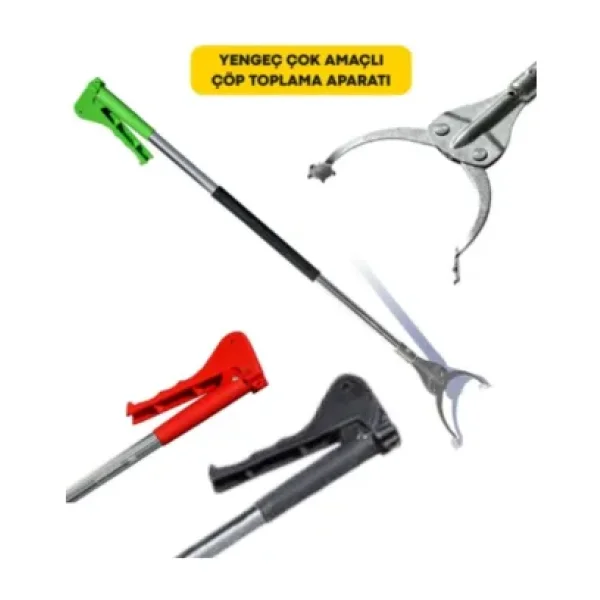 Yengeç Çöp Toplama Aparatı 92 CM dişli Ağız