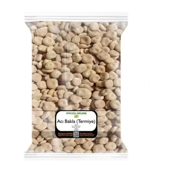 Zencefil Organik Acı Bakla 1 kg Yahudi Baklası Termiye 1. Kalite Ürün