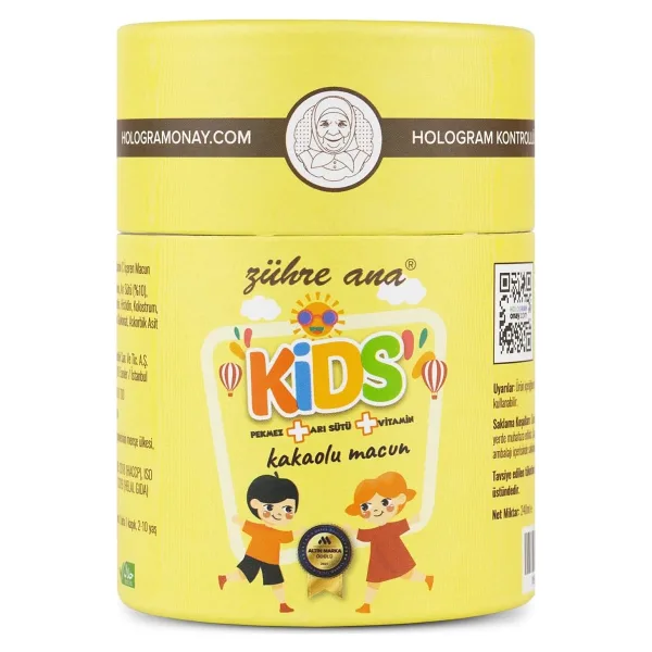 Zühre Ana Kids Çocuklar Için Özel - Arı Sütü, Pekmez, Bal Ve Vitamin Katkılı Kakaolu Macun