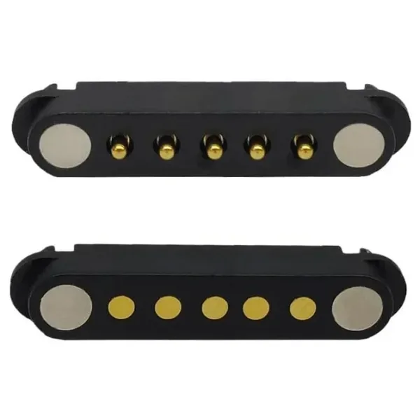 5-Pin 2.54mm Pogo Pin Manyetik Konnektör Takımı