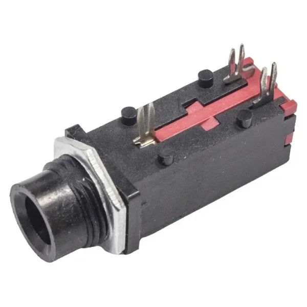 6.3mm Stereo Jack Dişi Şase Tipi