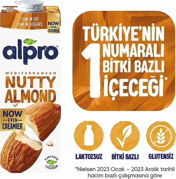 Alpro Badem Sütü 1 lt