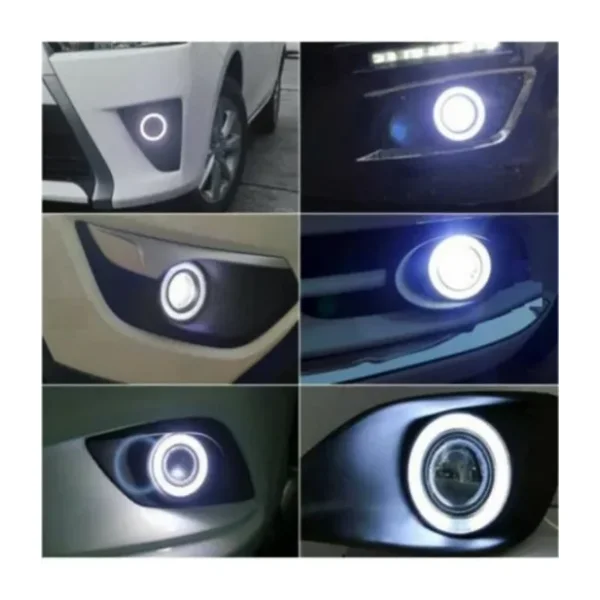 Angel Sis Farı 89MM Beyaz Üniversal Mercekli Sis