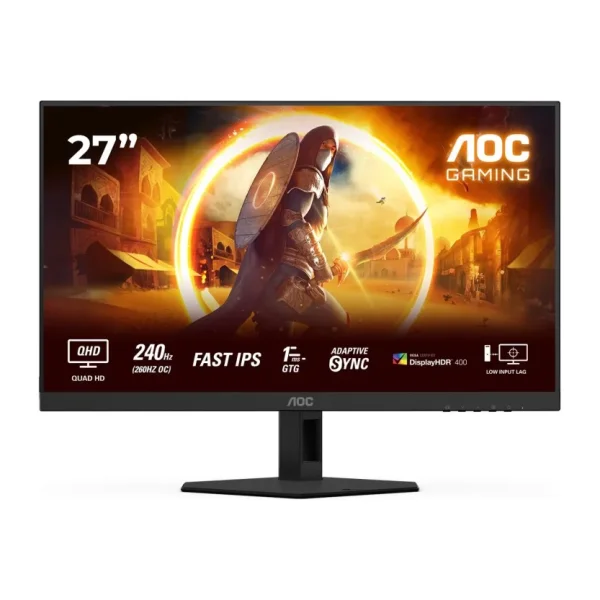 AOC Q27G4ZR 27" 0.3 ms 2K Pivot IPS 240 Hz / 260 Hz OC Oyuncu Monitörü