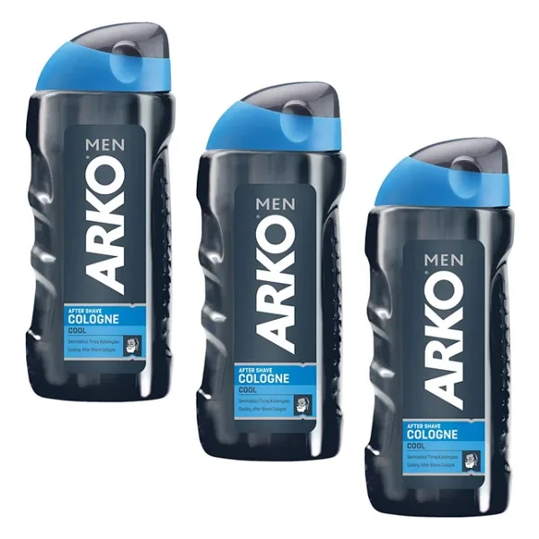 ARKO Men Tıraş Kolonyası Cool 200 Ml 3 Adet