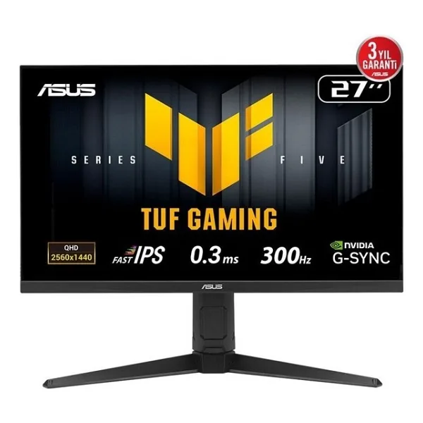 Asus TUF Gaming VG27AQML5A 27" 0.3 ms 2K Pivot IPS 300 Hz Oyuncu Monitörü
