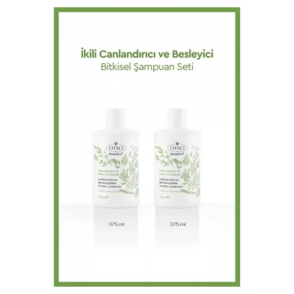 Avantajlı 2 Li 10 Bitki Özlü Canlandıcı Şampuan 375 Ml