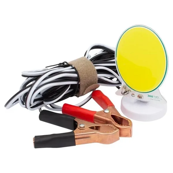 Ayt Powermaster Tm-24 Cob Ledli 13 Watt Aku Masali 4 Metre Kablolu Tasinabilir Seyyar Lamba Aydinlatma