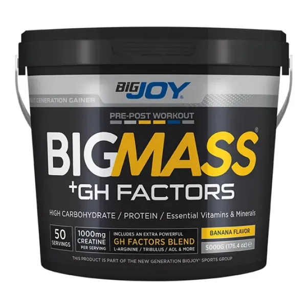 BigJoy Bigmass GH Factors Karbonhidrat Tozu 5000 gr Muzlu