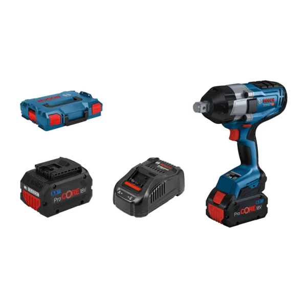 Bosch GDS 18V-1050 H Çift Akülü 8 Ah Somun Sıkma Makinesi