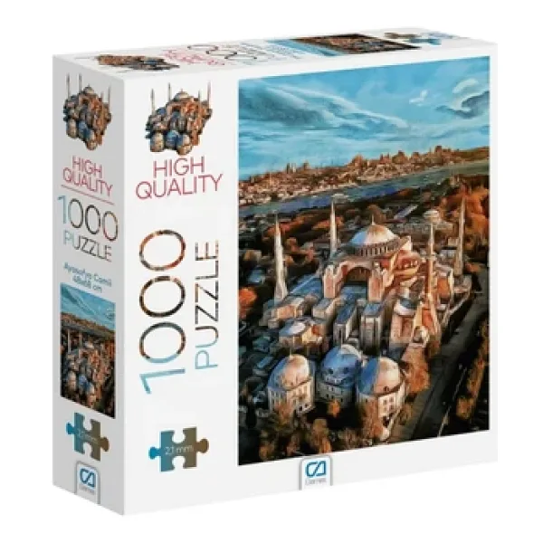 Ca Games Ayasofya Camii 1000 Parça 2,2Mm Kalınlık 48X68Cm Profesyonel Hobi Puzzle Yapboz Serisi