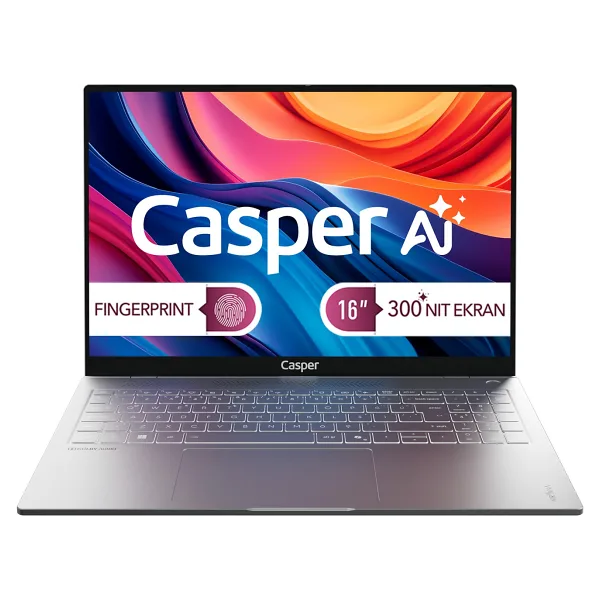 Casper Nirvana S100.255H-BV00X-G-F Ultra 7 255H 16 GB 500 GB SSD Arc 140T 16" WUXGA Notebook