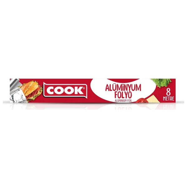 Cook Alüminyum Folyo, 30 cm x 8 m, 1 Adet