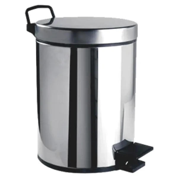 Creavit ST16603 3 lt Pedallı Krom Banyo Çöp Kovası