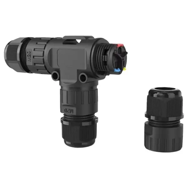 EW-P20T-3P T-Tip 3-Pin Su Geçirmez Konnektör