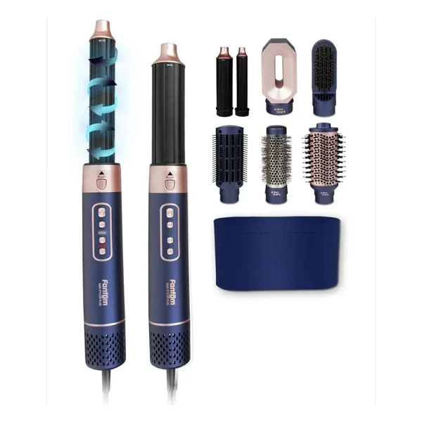 Fantom Hair Styler SK 1700 Mavi Saç Şekillendirme Seti