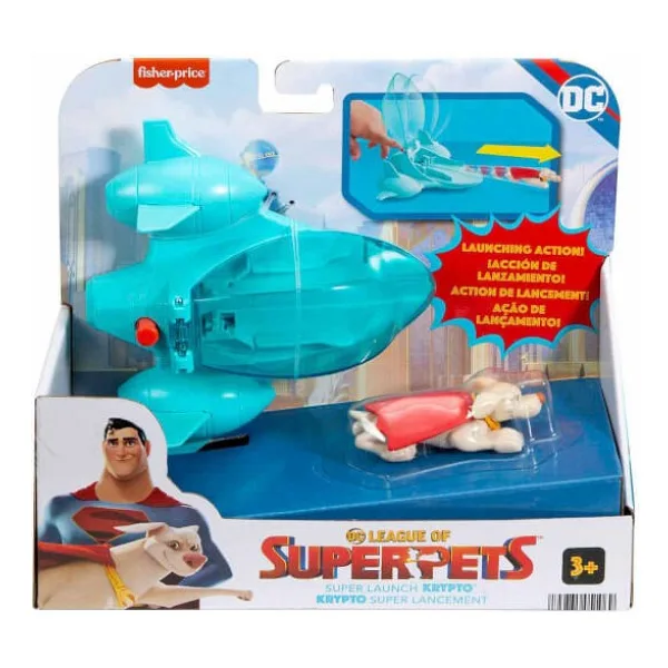 Fisher Price DC League of Super Pets Süper Araçlar Krypto HGL18