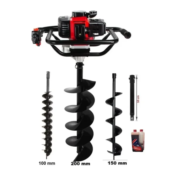 Garden Pro TKDZ-03/52 SET-1 20 cm 2.1 Hp Toprak Burgu Makinesi