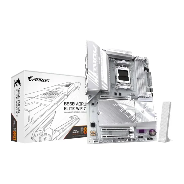 Gigabyte B850 Aorus Elite WIFI7 Ice AMD AM5 DDR5 ATX Anakart