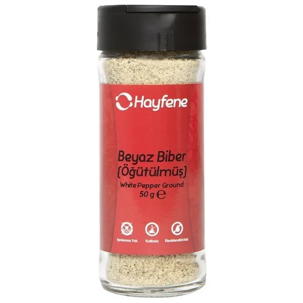 Hayfene Beyaz Biber Toz 50 gr