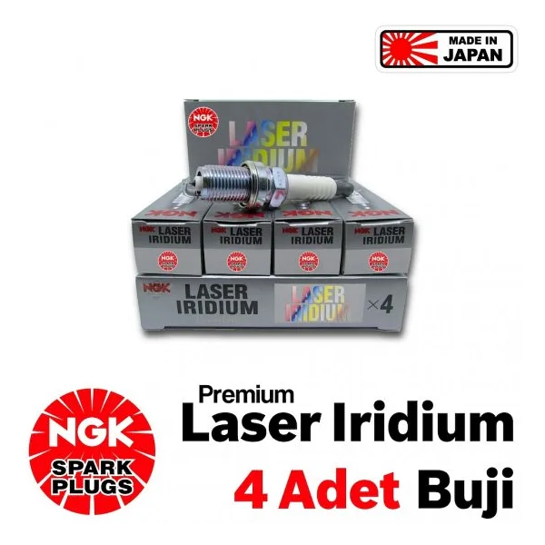 Honda Civic 1.6 i Vtec 1996-2000 NGK İridyum Buji 4 Ad Made JAPAN