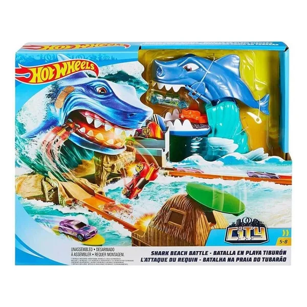 Hot Wheels Köpek Balığı Sharky Macerası Oyun Seti FNB21