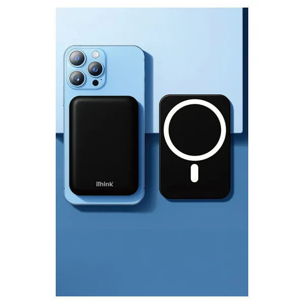 i 'think PB-900 Siyah 5000 mAh Hızlı Şarj MagSafe Powerbank