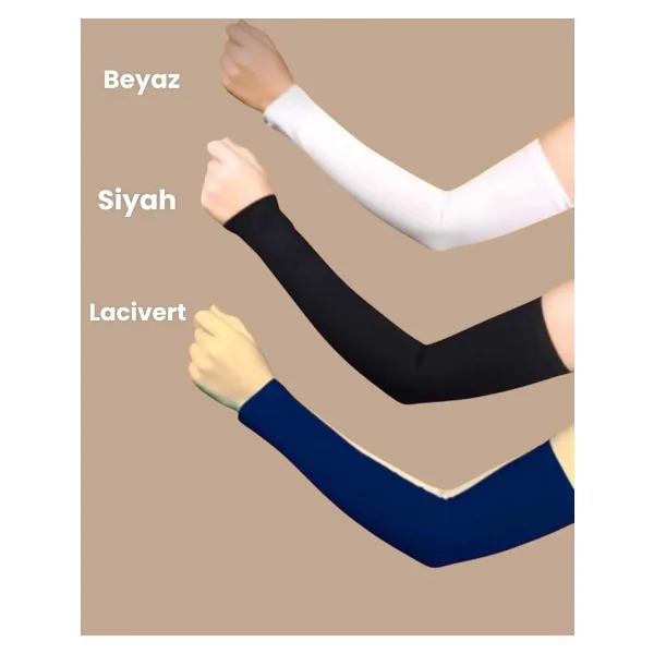 İmpavido 3 çift Kolluk siyah , beyaz , lacivert likralı rahat kumaş