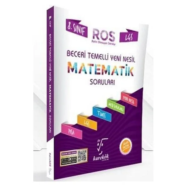 Karekök Yayınları 8. Sınıf LGS (Ros) Beceri Temelli Matematik Soruları