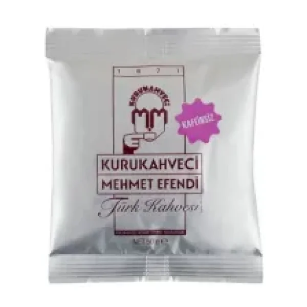 Kurukahveci Mehmet Efendi Kafeinsiz Türk Kahvesi 50 gr
