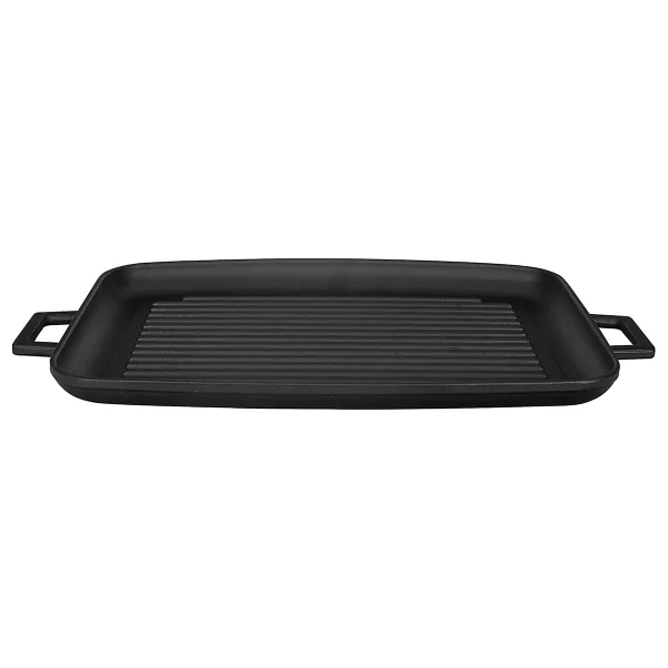 Lava Metal Kulplu 31x42 cm Döküm Grill Fırın Tepsisi