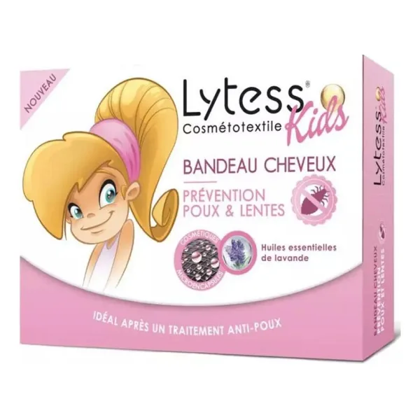 Lytess Kids Bandeau Cheveux Prevention Poux Lentes - Anti-Bit Bandanası