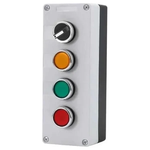 Mandal Switch ve Üçlü Push Buton Kutusu