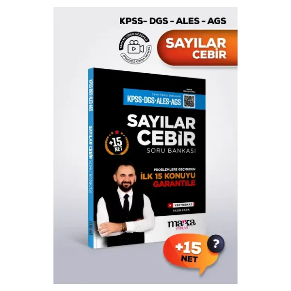 Marka Yayınları DGS Youtube Hocam Sayılar Cebir Soru Bankası