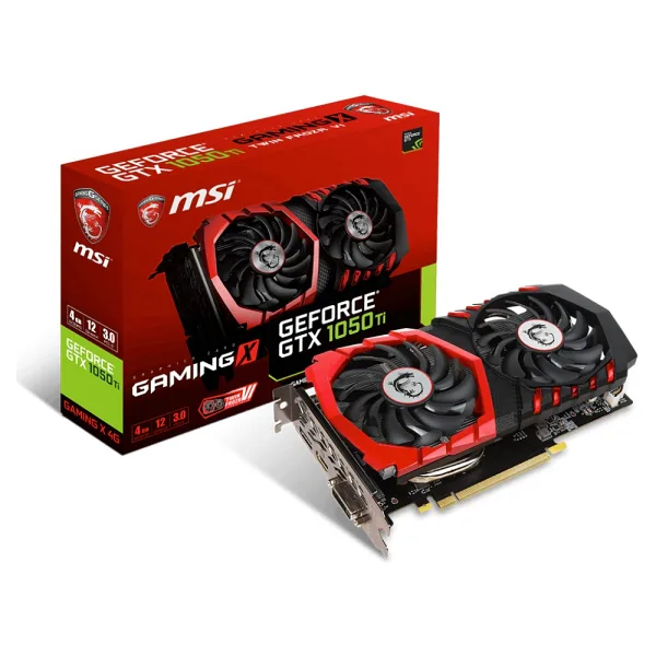 MSI GTX 1050 TI Gaming X 4G 128 Bit GDDR5 4 GB Ekran Kartı