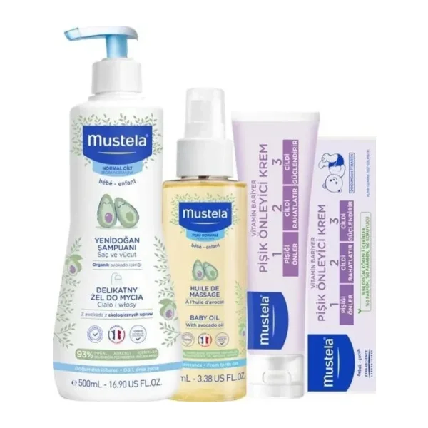 Mustela Bebek Günlük Çözüm Seti