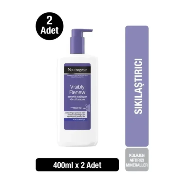 Neutrogena Visibly Renew Esneklik Sağlayan Vücut Losyonu 400 ml 2 Adet