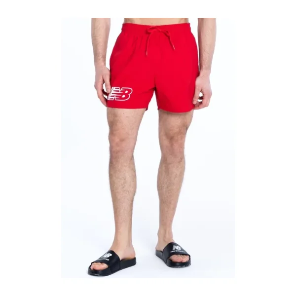 New Balance Lifestyle Men's Swim Shorts Erkek Deniz Şortu Kırmızı