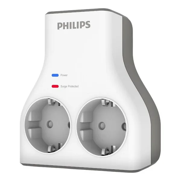 Philips CHP7020W 2'li Akım Korumalı Priz