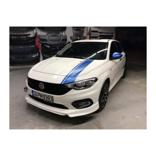 plastik body kit Fiat Egea Hb Sedan Uyumlu (2015 - 2021) Abt Ön Tampon Ek (PLASTİK) Boyasız