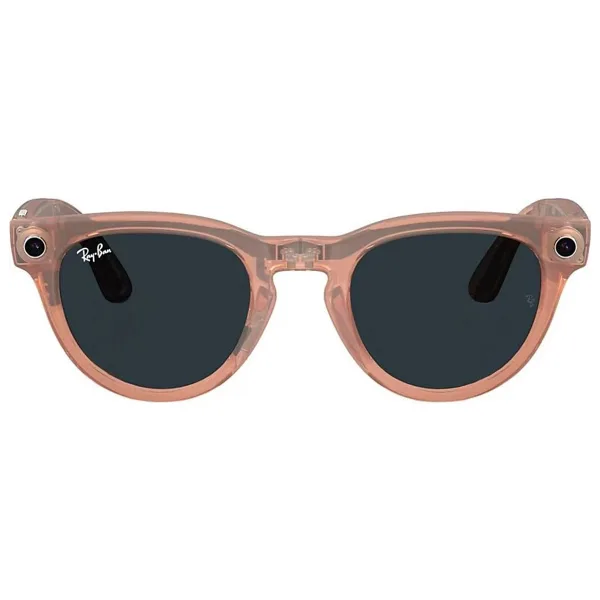 Ray Ban Meta Headliner Gen2 Matte Peach Clear/Grey Transitions 68901Z50
