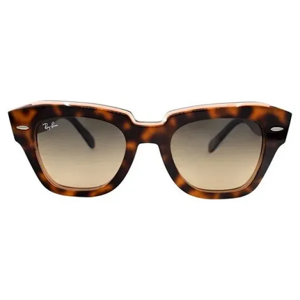 Ray-Ban State Street 2186 1324BG Havana Pink-Brown/Blue Güneş Gözlüğü