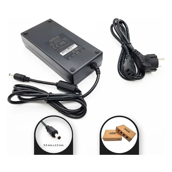 RETRO 24V 7.5A 180W 5.5x2.5mm Güç Adaptörü RPA-AC332