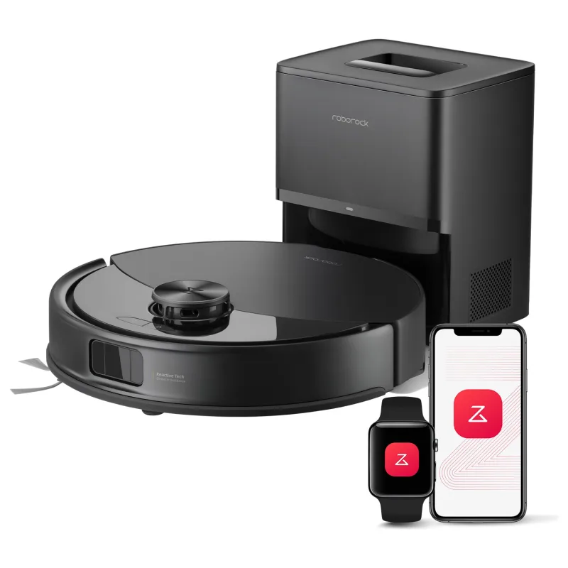 Roborock S8 Pro Plus Siyah Çöp İstasyonlu Akıllı Robot Süpürge